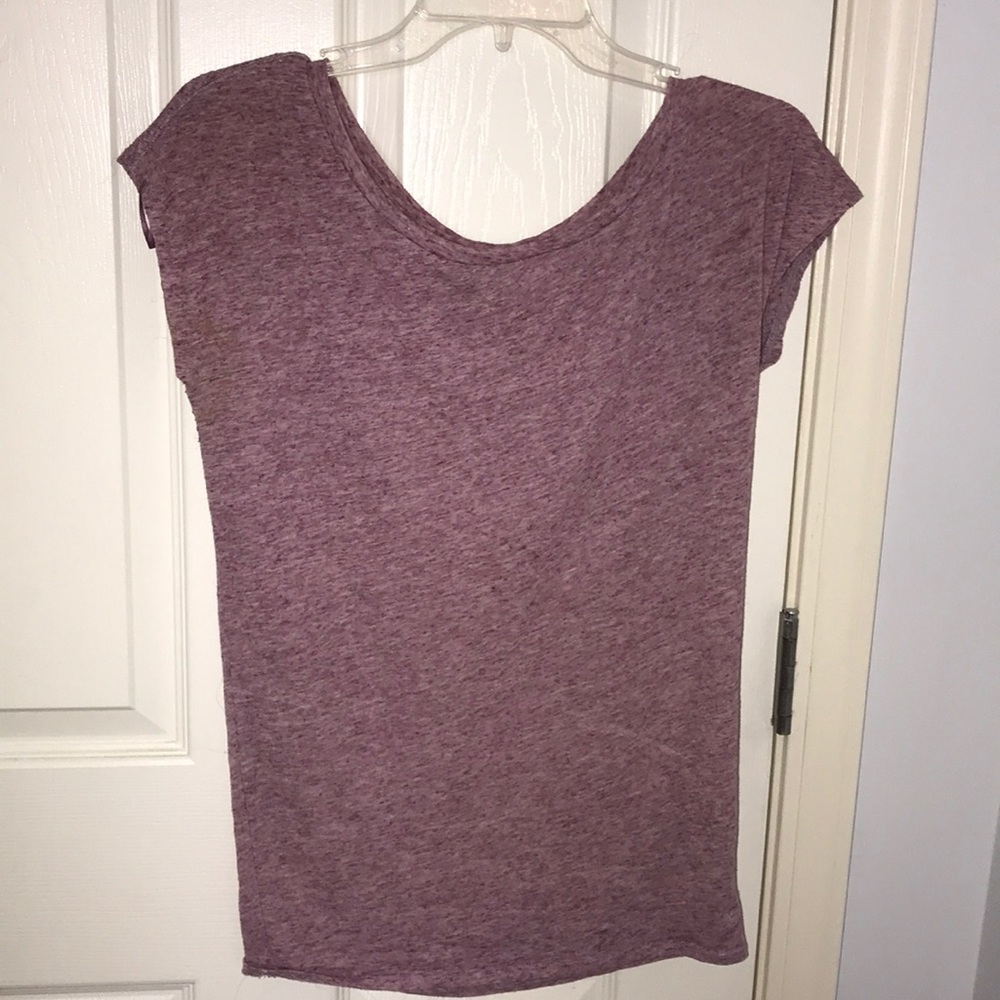 heather pink / purple tee-shirt